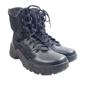Danner Mens Size 10.5 Scorch Side-Zip 8" Black Tactical Boots Leather/Fabric